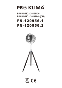 Manual de uso Proklima FN-120956.2 Ventilador