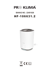 Manual Proklima HF-106631.2 Humidifier