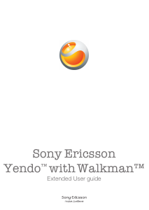 Bruksanvisning Sony Ericsson Yendo Mobiltelefon
