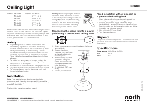 Bruksanvisning North Light 36-5600 Lampe
