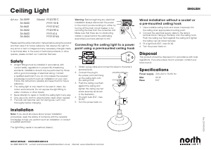 Handleiding North Light 36-5600 Lamp