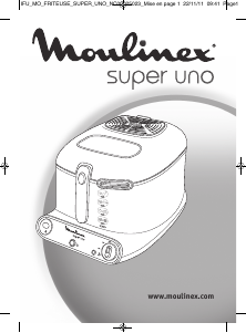 Manual Moulinex AM302130 Super Uno Fritadeira