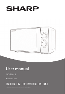 Наръчник Sharp YC-GS01E-B Микровълнова