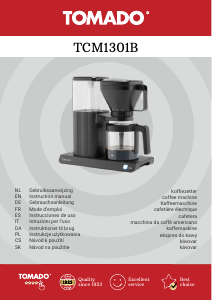 Brugsanvisning Tomado TCM1301B Kaffemaskine