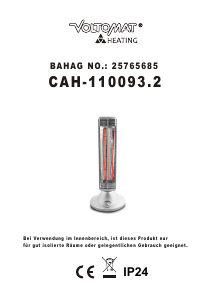 Bedienungsanleitung Voltomat CAH-110093.2 Heizgerät