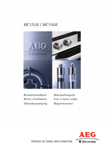 Bedienungsanleitung AEG-Electrolux MC1752E-D Mikrowelle