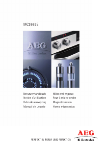 Manual de uso AEG-Electrolux MC2662E-M Microondas