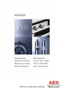 Manual AEG-Electrolux MCD2662E-B Micro-onda