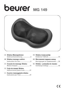 Bedienungsanleitung Beurer MG 149 Massagegerät