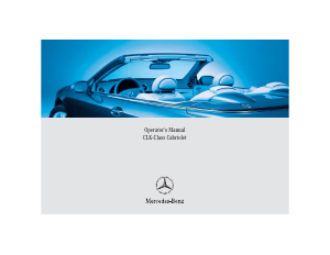 Bruksanvisning Mercedes-Benz CLK 55 AMG Cabriolet (2005)