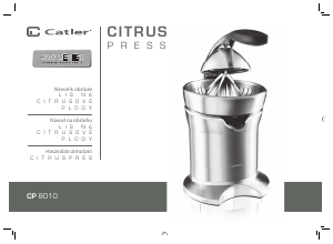 Manuál Catler CP8010 Odšťavňovač