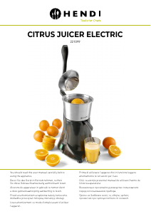 Manual Hendi 221099 Storcator citrice