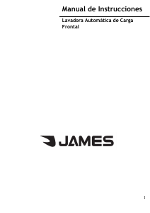 Manual de uso James LR 1005 E Lavadora