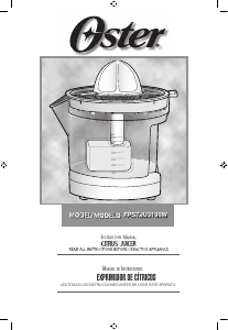 Manual de uso Oster FPSTJU3190W Exprimidor de cítricos