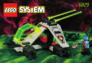 Handleiding Lego set 6829 UFO Radon rover