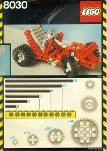 Handleiding Lego set 8030 Technic Universele bouwset