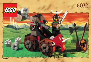 Manual Lego set 6032 Knights Kingdom Catapult crusher