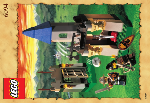 Handleiding Lego set 6094 Knights Kingdom Bewaakte schatkamer