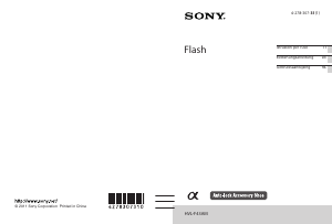 Manuale Sony HVL-F43AM Flash