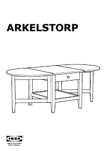 Priručnik IKEA ARKELSTORP Stolić za kavu