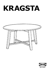 Käyttöohje IKEA KRAGSTA Kahvipöytä