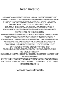 Használati útmutató Acer X118AH Vetítő