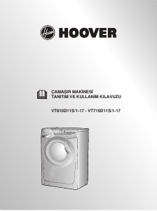 Kullanım kılavuzu Hoover VT 710 D11S/1-17 Çamaşır makinesi