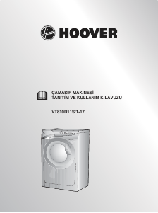 Kullanım kılavuzu Hoover VT 810 D11S/1-17 Çamaşır makinesi