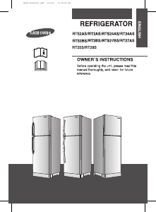 Handleiding Samsung RT2ASHSW Koel-vries combinatie