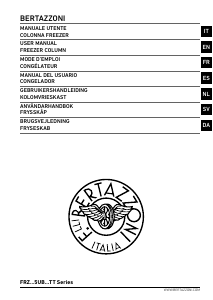 Handleiding Bertazzoni FRZ455UBLPTT Vriezer