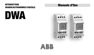 Manuale ABB DWA1 Temporizzatore