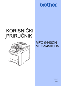 Priručnik Brother MFC-9440CN Višenamjenski pisač