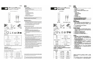 Handleiding GP FN02M PowerBank Mobiele oplader