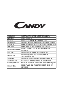 Manuale Candy CBG625/1X/P Cappa da cucina