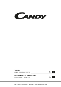 Handleiding Candy FCT855NXL1 Oven