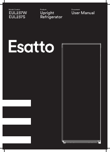 Handleiding Esatto EUL237W Koelkast