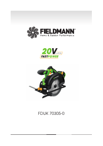 Instrukcja Fieldmann FDUK 70305-0 Pilarka tarczowa
