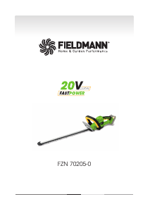 Návod Fieldmann FZN 70205-0 Plotové nožnice