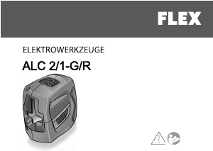 Manuál Flex ALC 2/1-G/R Čárový laser