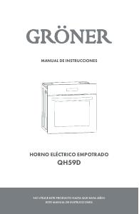 Manual de uso Gröner QH59DBT Horno