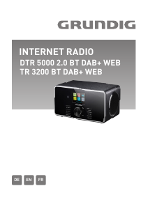 Mode d’emploi Grundig TR 3200 BT DAB+ WEB Radio