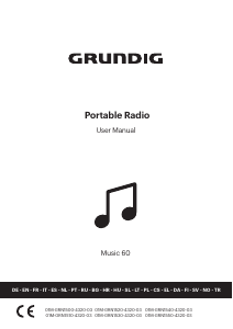 Használati útmutató Grundig Music 60 Rádió