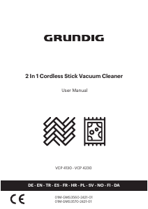 Kullanım kılavuzu Grundig VCP 4130 Elektrikli süpürge