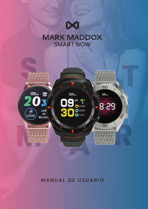 Manual de uso Mark Maddox Smart Now Smartwatch