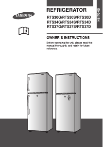 كتيب سامسونج RTS371GBSW فريزر ثلاجة