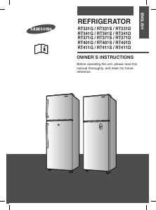 Handleiding Samsung RT331GBTS Koel-vries combinatie