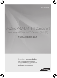Mode d’emploi Samsung MX-HS6800 Stéréo