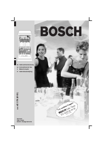 Bruksanvisning Bosch SRS4672EU Diskmaskin