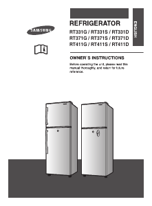 Handleiding Samsung RT411GBEW Koel-vries combinatie