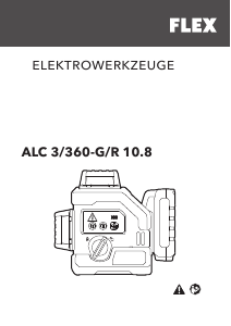 Manual Flex AlC 3/360-G/R 10.8 Laser rotativa